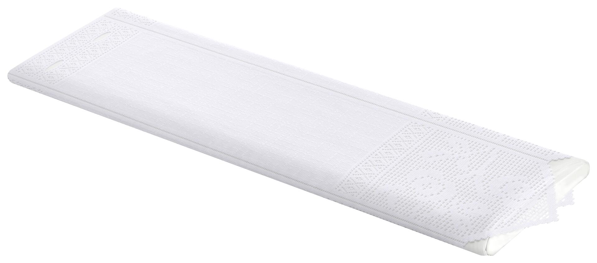 Scheibengardinen-Meterware weiß H: ca. 60 cm