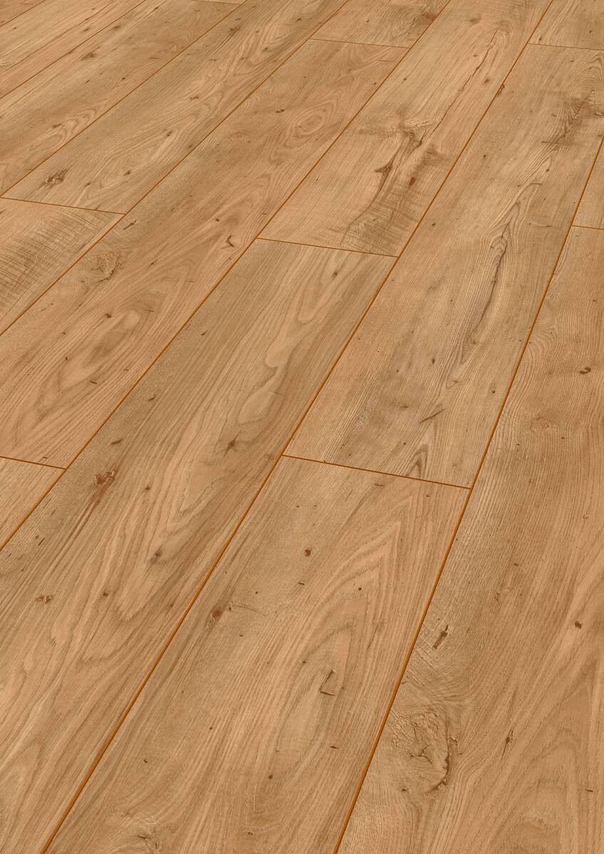 Laminatboden Kastanie ca. 1,598 m² im Paket B/L: ca. 40x81 cm pro Paket