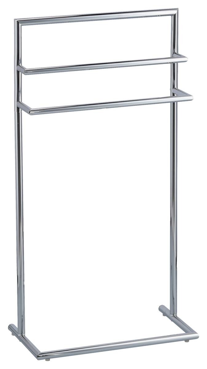 Zeller Handtuchständer silber Metall B/H/L: ca. 23x83x43 cm