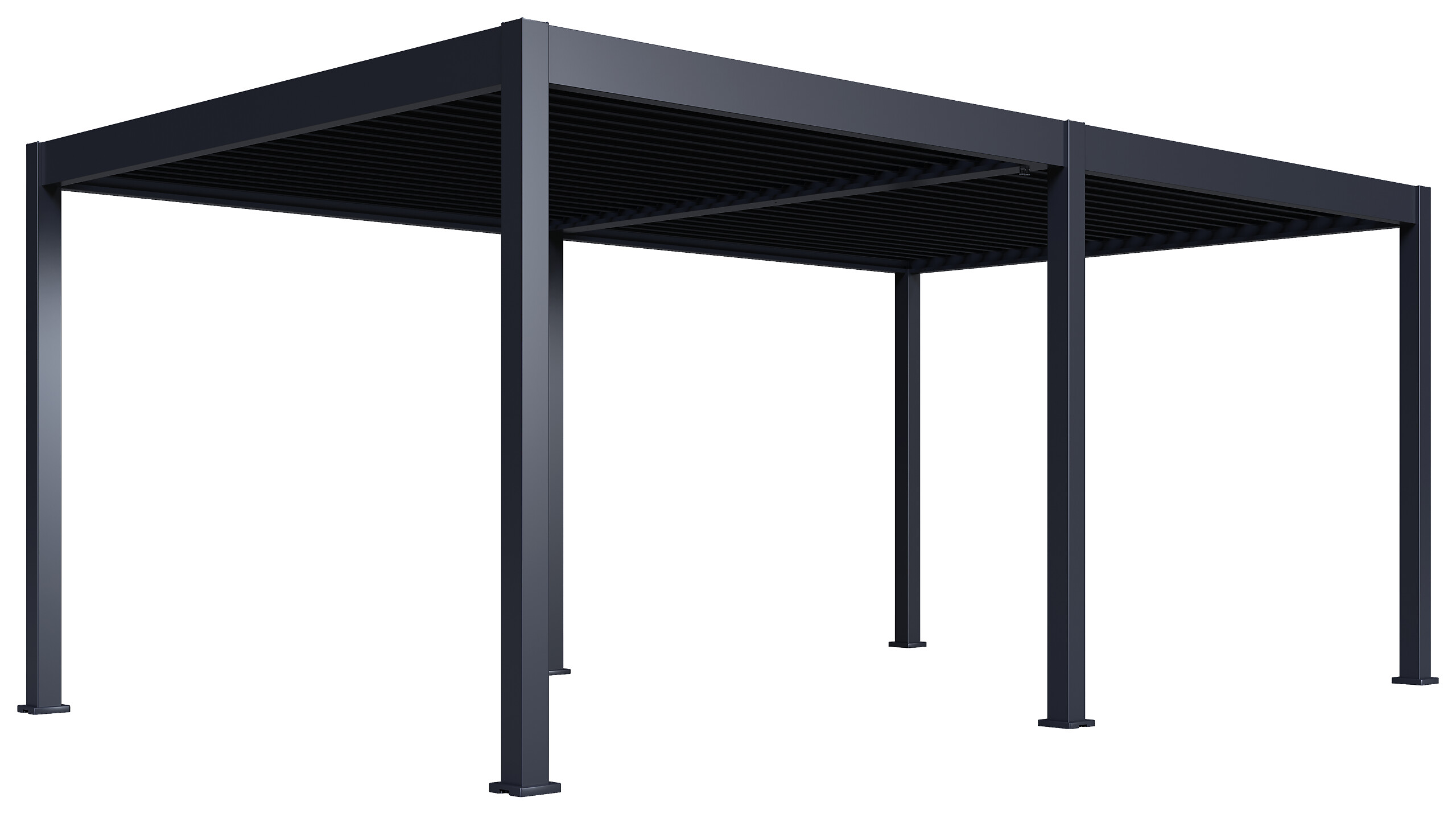 Paragon Outdoor Pergola Grand Tuscan anthrazit Aluminium B/H/L: ca. 599x256x370 cm