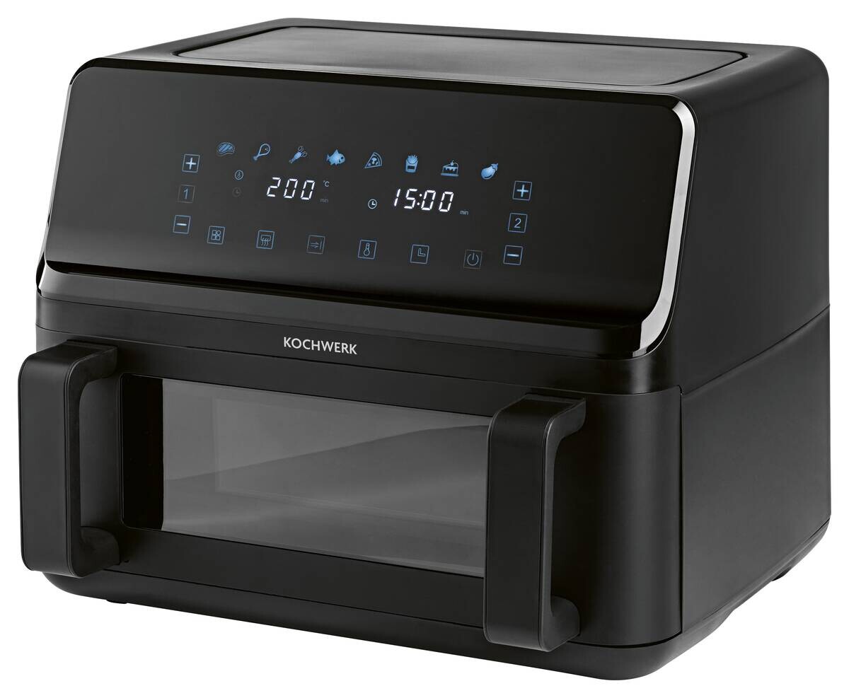 Rachs KOCHWERK Heißluftfritteuse 14349 schwarz Kunststoff B/H/L: ca. 37,5x38x30 cm ca. 9 l