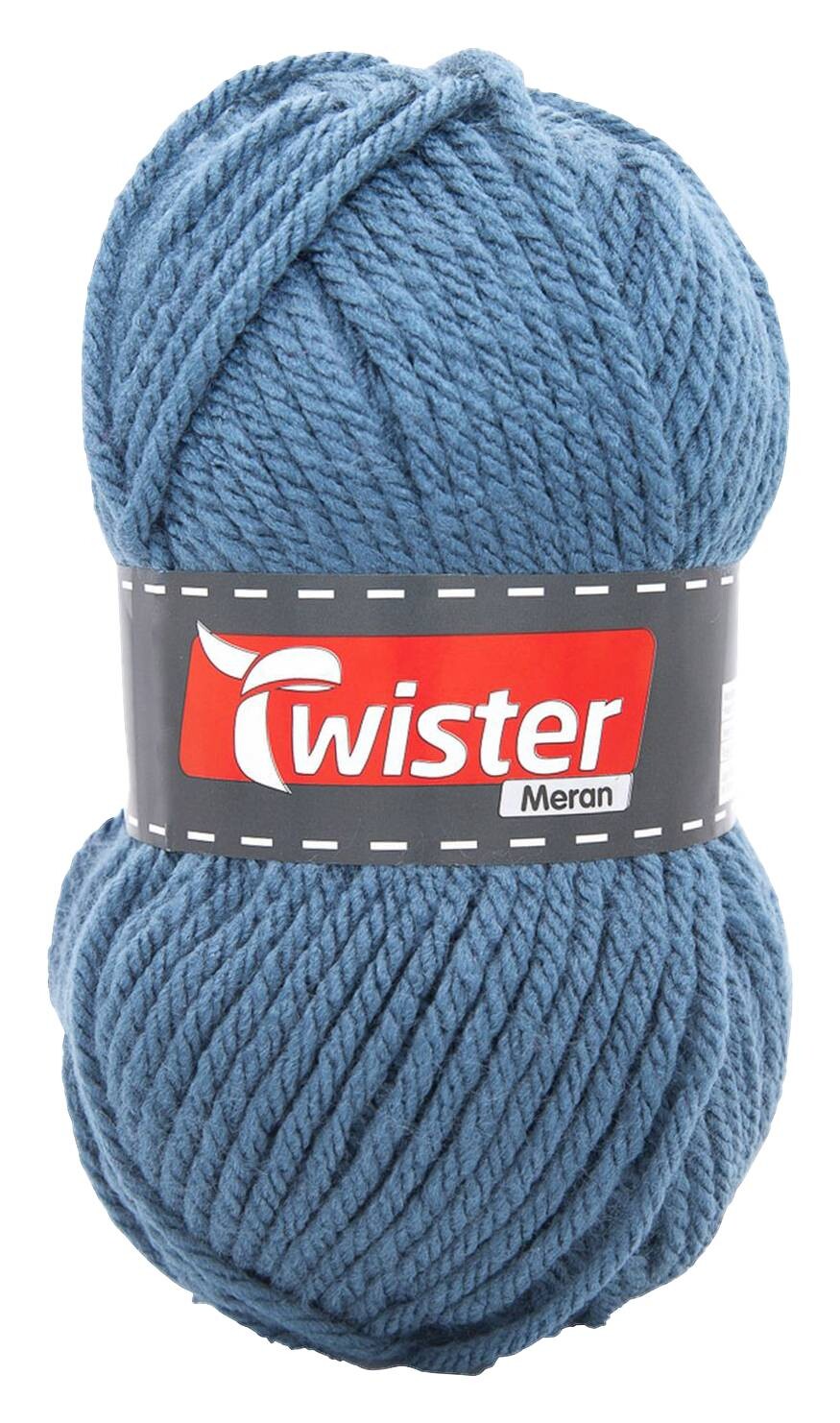 Twister Handstrickgarn Meran jeansblau L: ca. 10000 cm