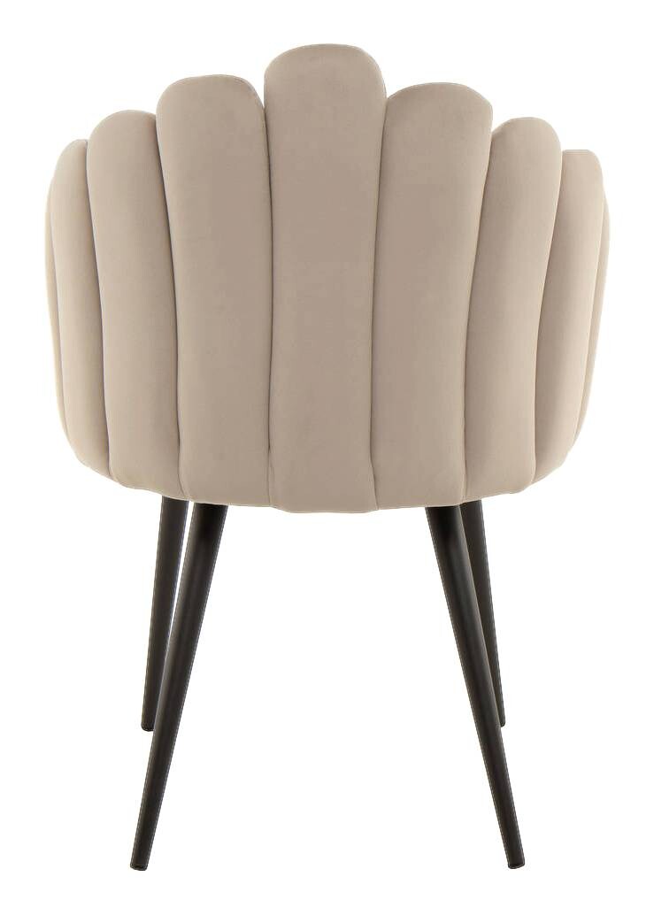 Stuhl Jeane 600 beige Microfaser B/H/T: ca. 61x85x58 cm