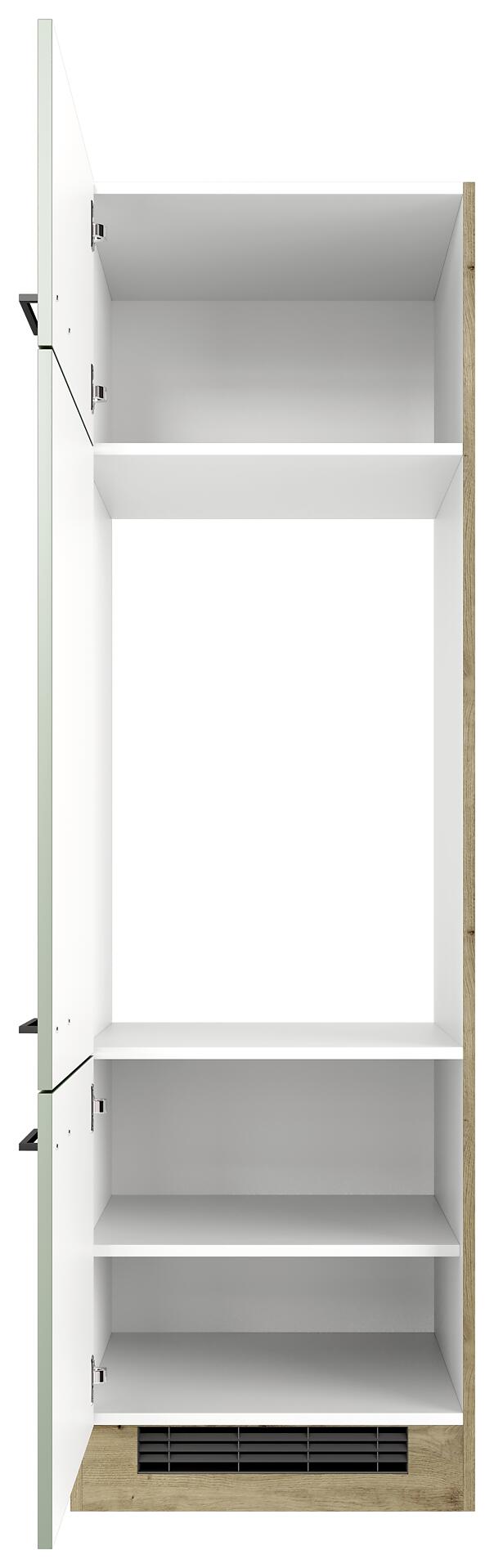 Kühlumbauschrank Cara grün B/H/T: ca. 60x200x57 cm Kühlumbauschrank Cara grün B/H/T: ca. 60x200x57 cm