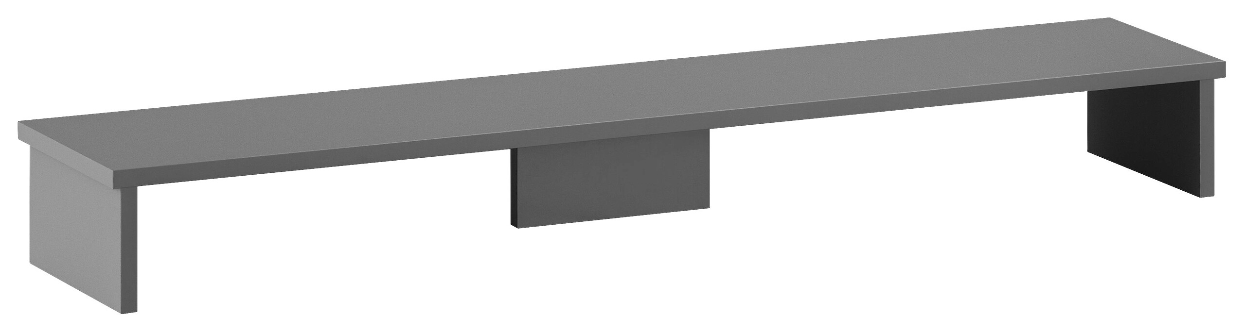 Monitoraufsatz Smash anthrazit B/H/T: ca. 110x12,7x20 cm