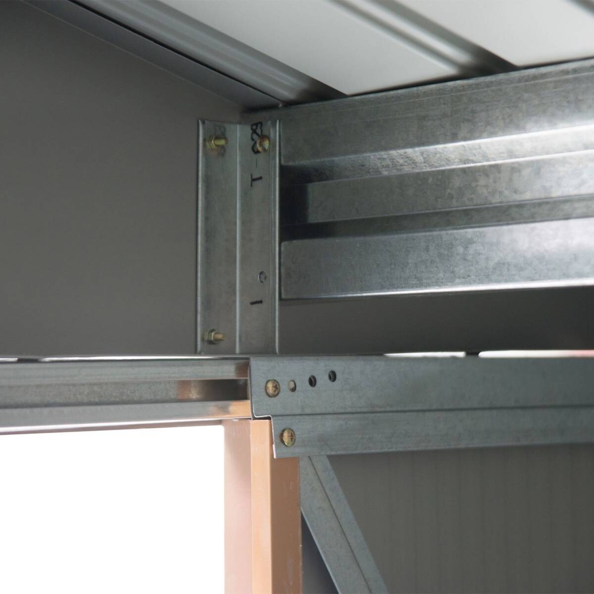 Outsunny Gartenhaus braun B/H/L: ca. 130x185x213 cm