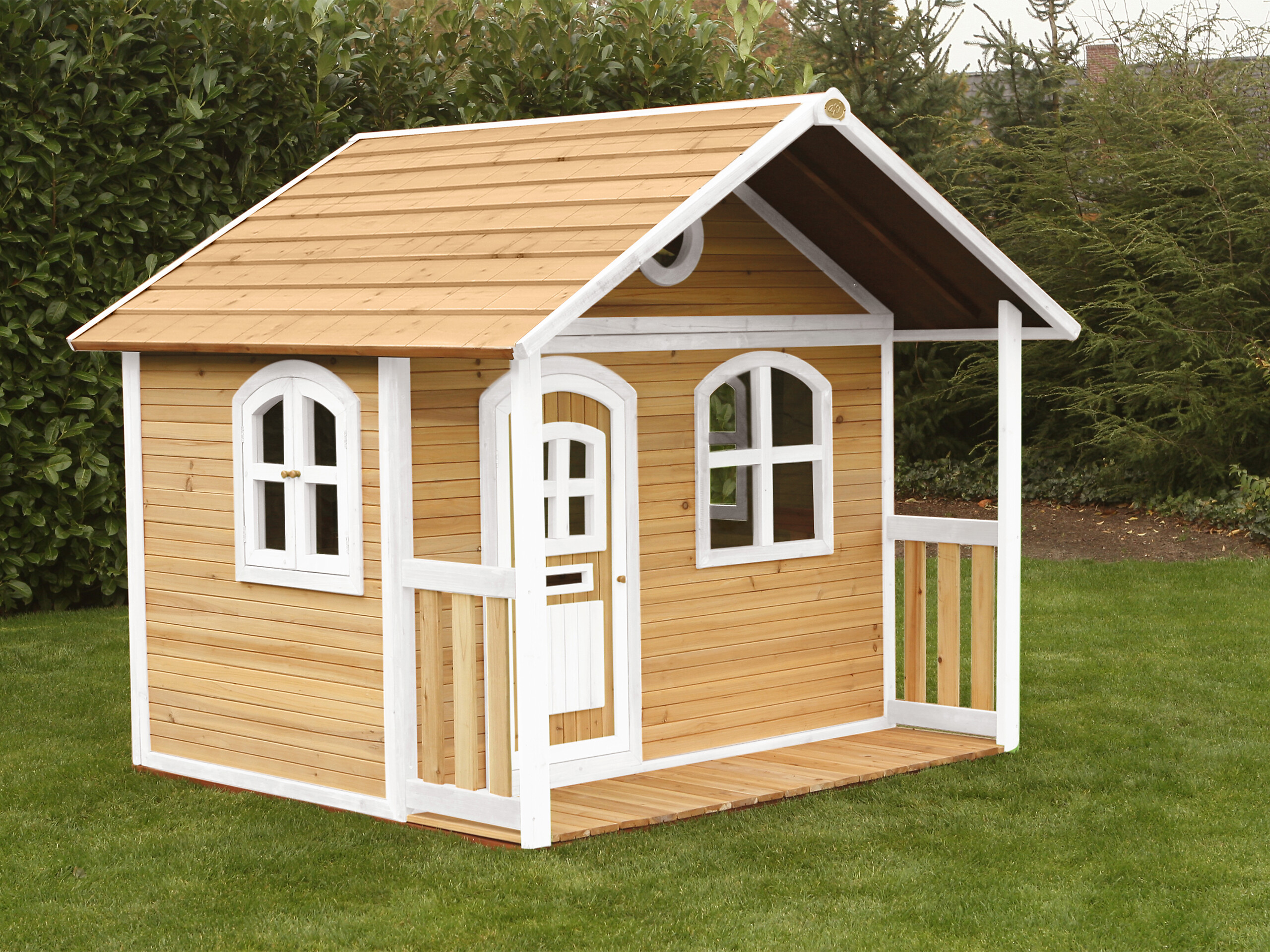 AXI Spielhaus Milan braun B/H/L: ca. 202x180x191 cm