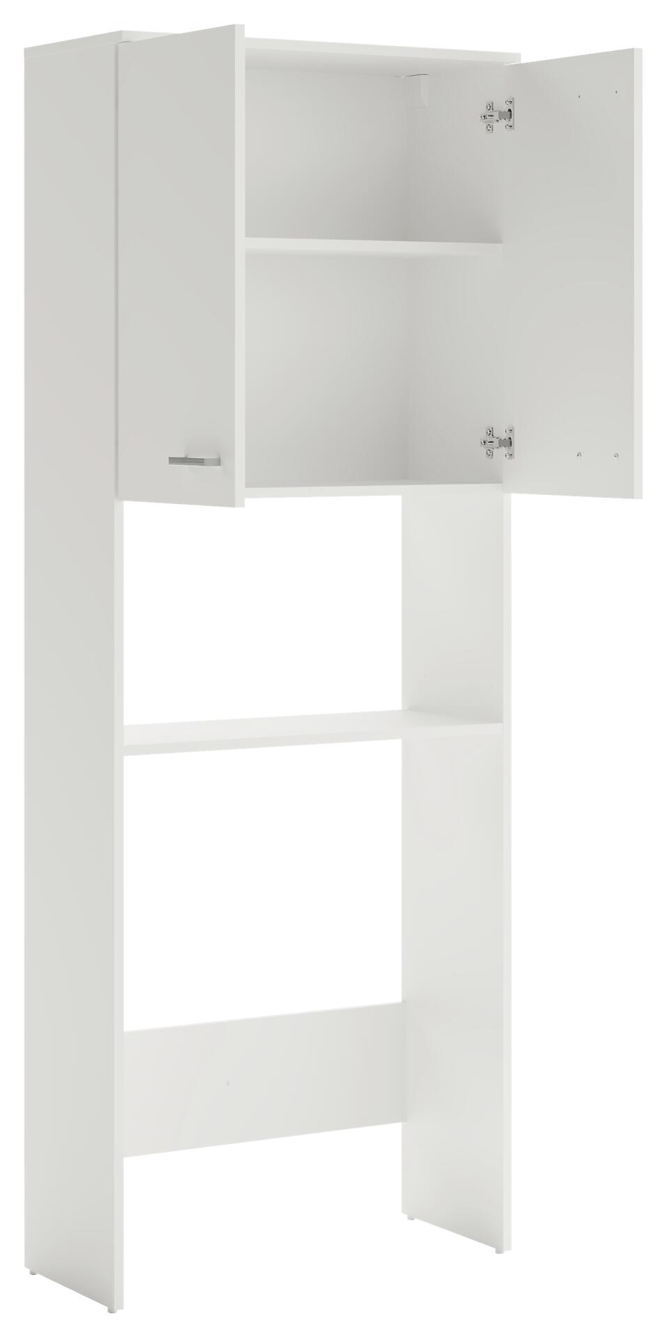 Waschmaschinenumbauschrank Mobes perlweiß B/H/T: ca. 70,3x188,6x32,6 cm