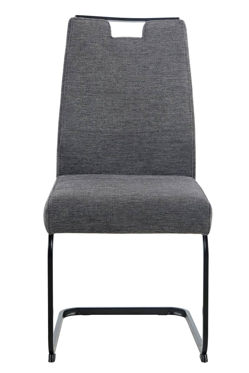 Schwingstuhl Kerstin II anthrazit Webstoff B/H/T: ca. 47x100x65 cm