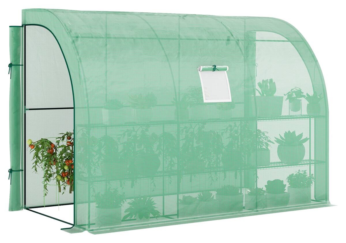 Outsunny Gewächshaus B/H/L: ca. 150x213x300 cm