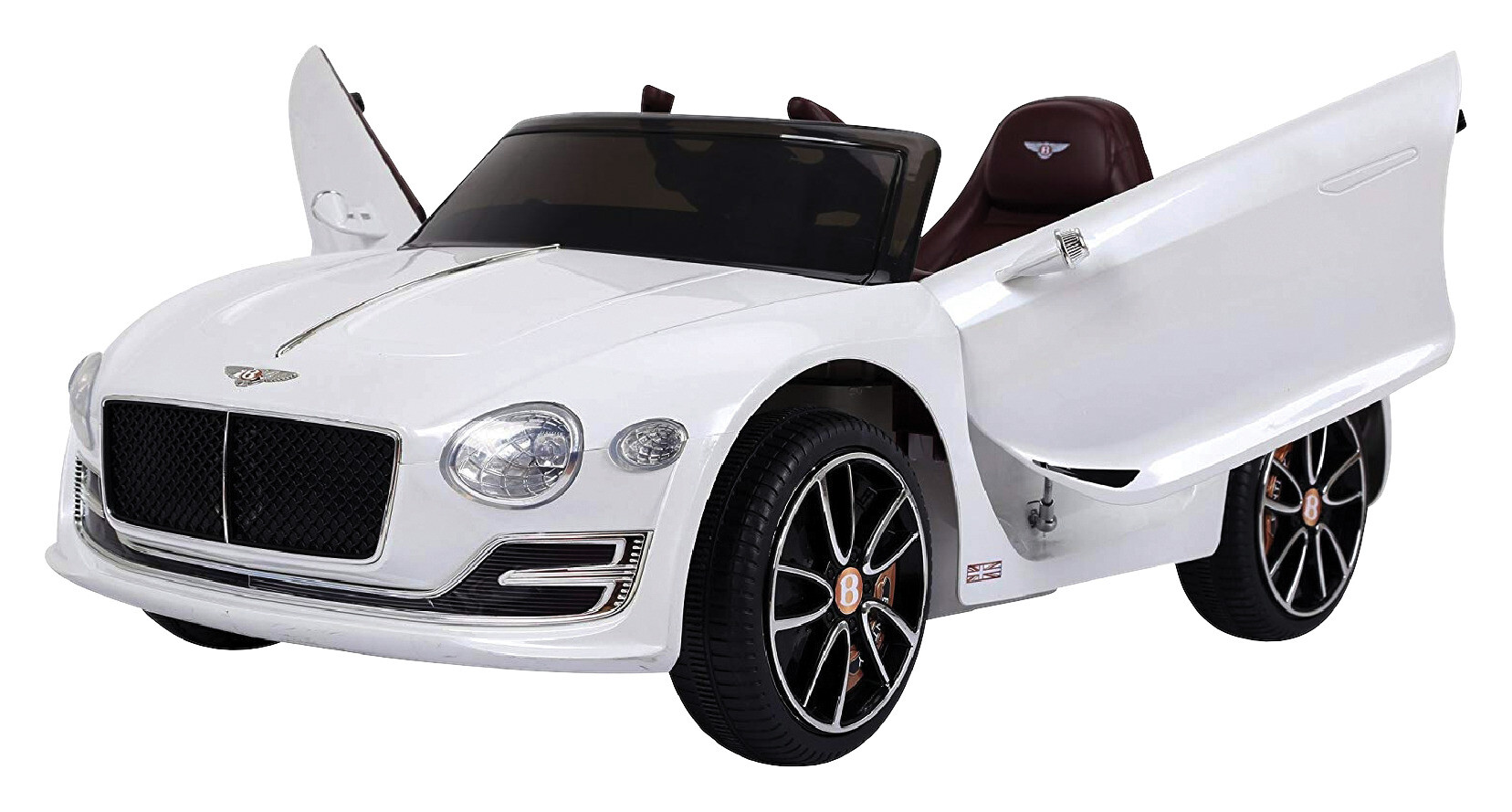 HOMCOM Kinderauto Bentley Continental weiß B/H/L: ca. 60x43x108 cm