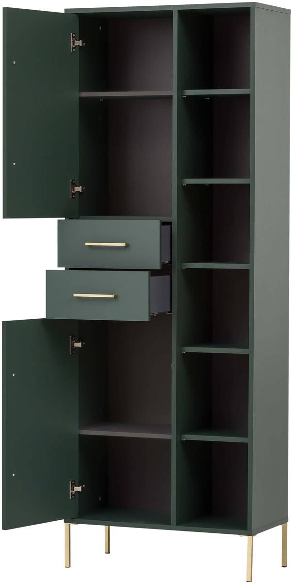 Hochschrank Kent waldgrün B/H/T: ca. 67,1x183,4x33,1 cm