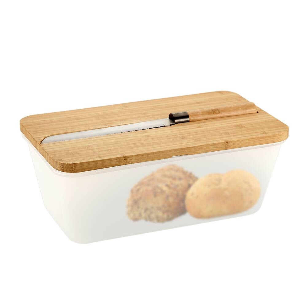 Kesper Brotbox braun Kunststoff B/H/L: ca. 20x15,5x34,8 cm