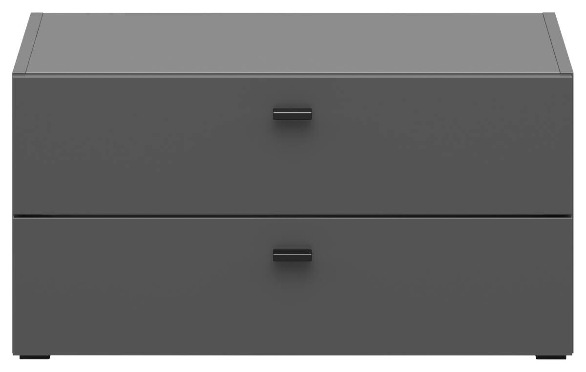 Schubkastenkommode System 64 anthrazit matt B/H/T: ca. 64x32x35 cm