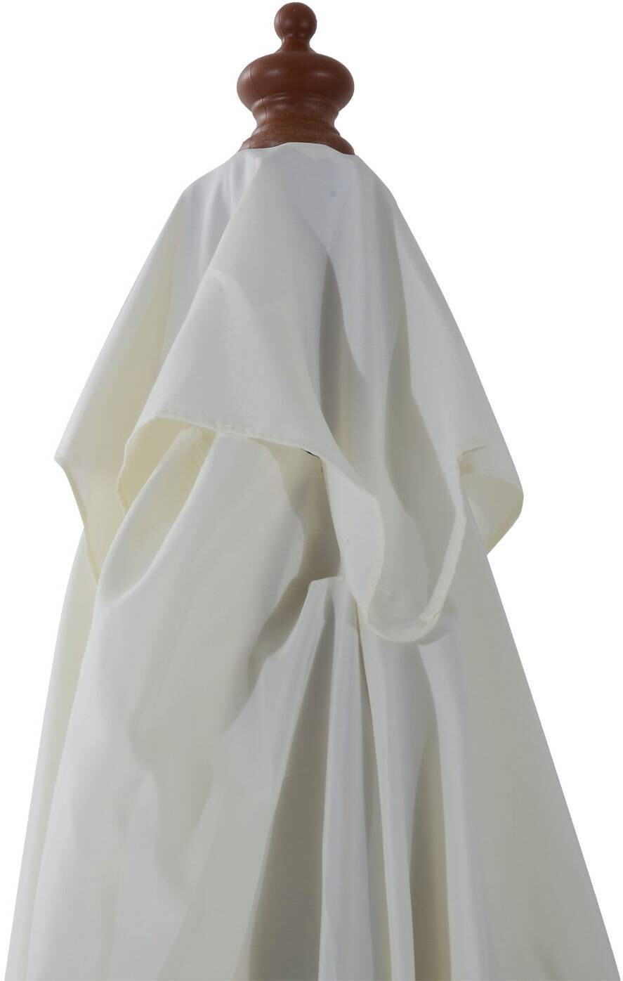 Outsunny Sonnenschirm creme Bambus B/H/L: ca. 150x230x200 cm