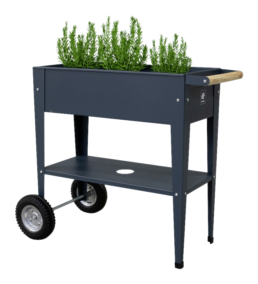 Herstera Garden Kräuterfabrik Urban schwarz Metall B/H/L: ca. 50x80x85 cm