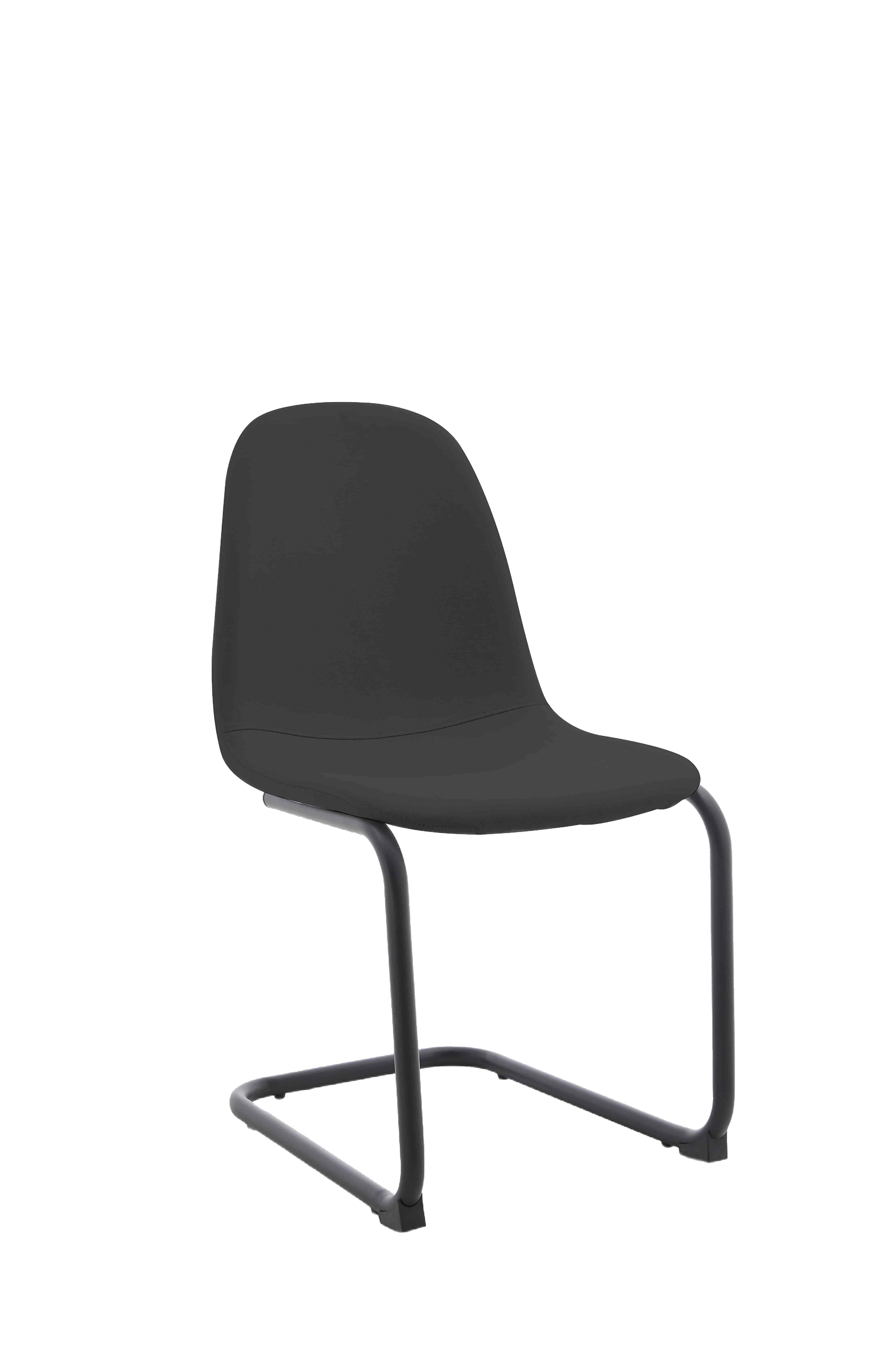 Schwingstuhl Leya schwarz Microfaser B/H/T: ca. 44x86x53 cm