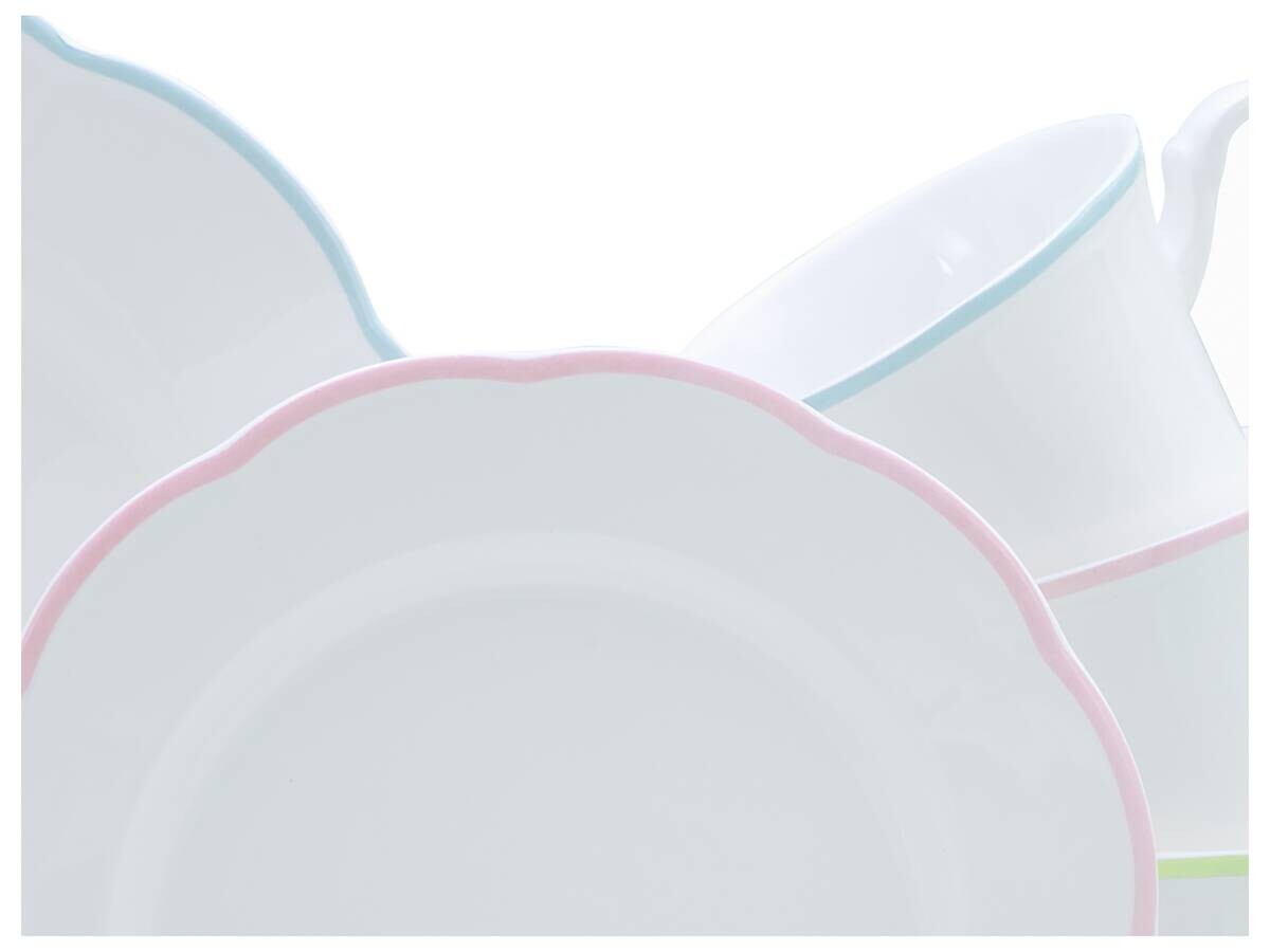 Kombiservice weiß Steingut 16 tlg.