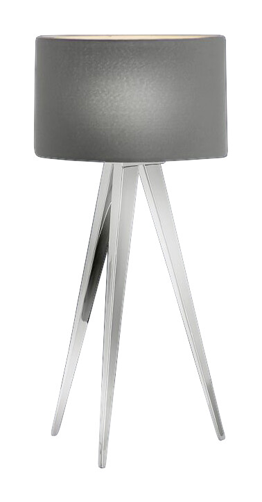 Näve Leuchten Hockerleuchte NV3134416 grau Holz Stoff H/D: ca. 62x28 cm 1 Brennstellen