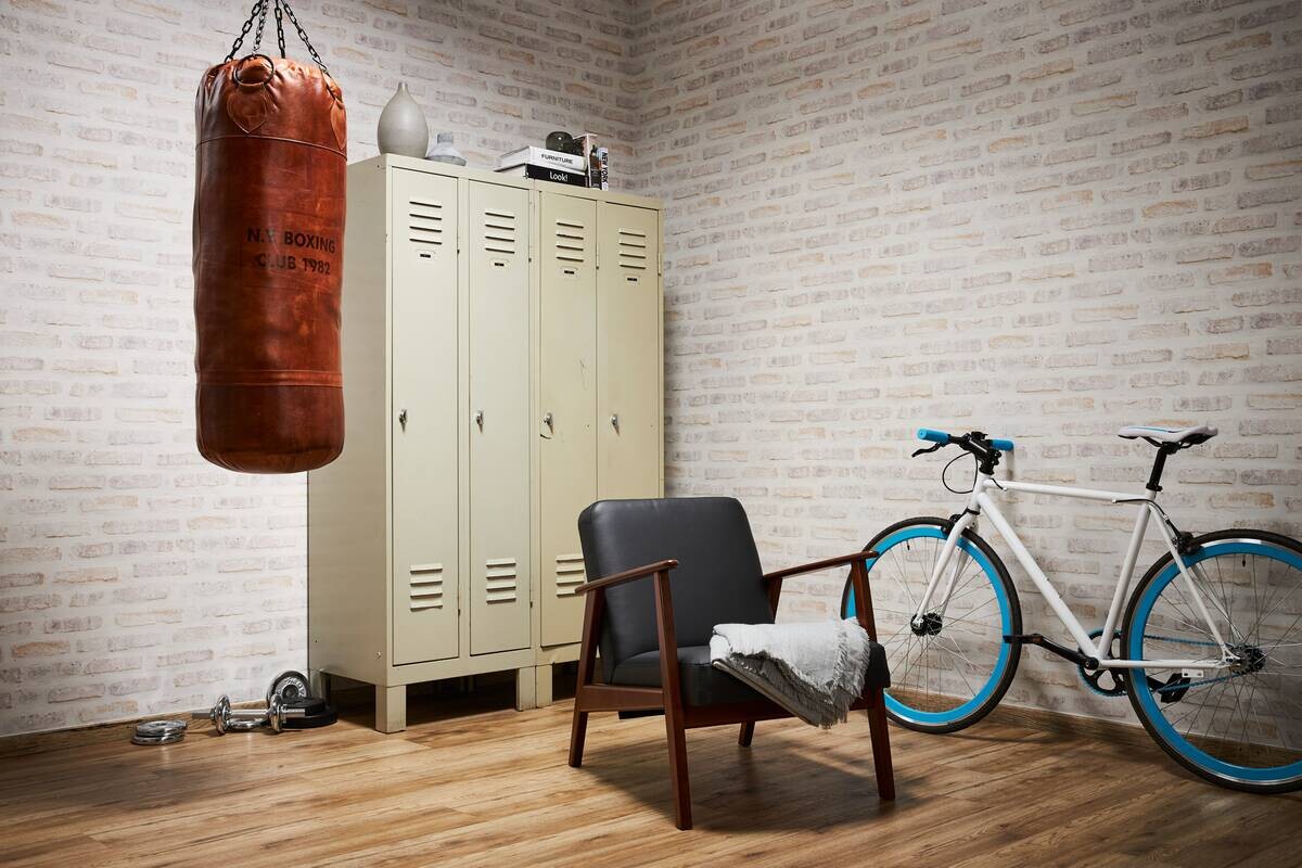 A.S.Creation Vliestapete rot grau B/H/D: ca. 53x1005x8,5 cm