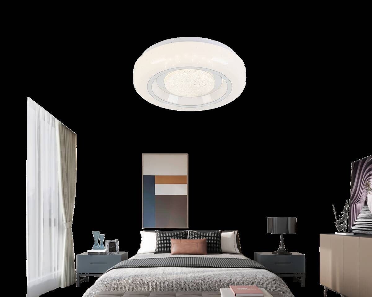 Nolo Deckenleuchte Mia weiß Metall B/L: ca. 26x6 cm