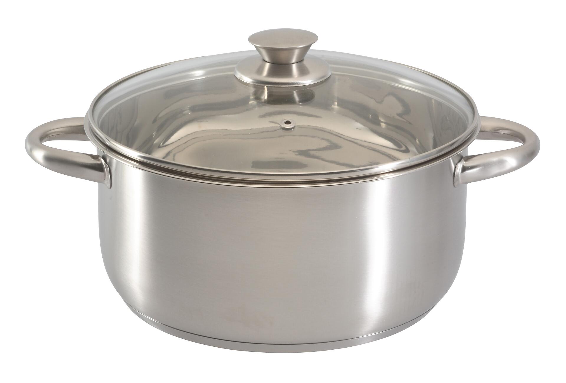 POCOline Kochtopf silber Edelstahl D: ca. 24 cm