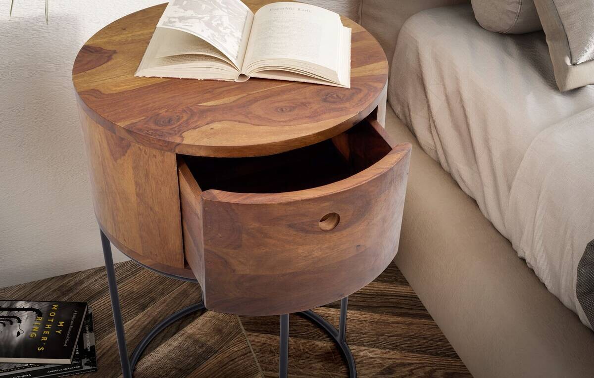 Nachtkonsole braun B/H/T: ca. 40x60x40 cm