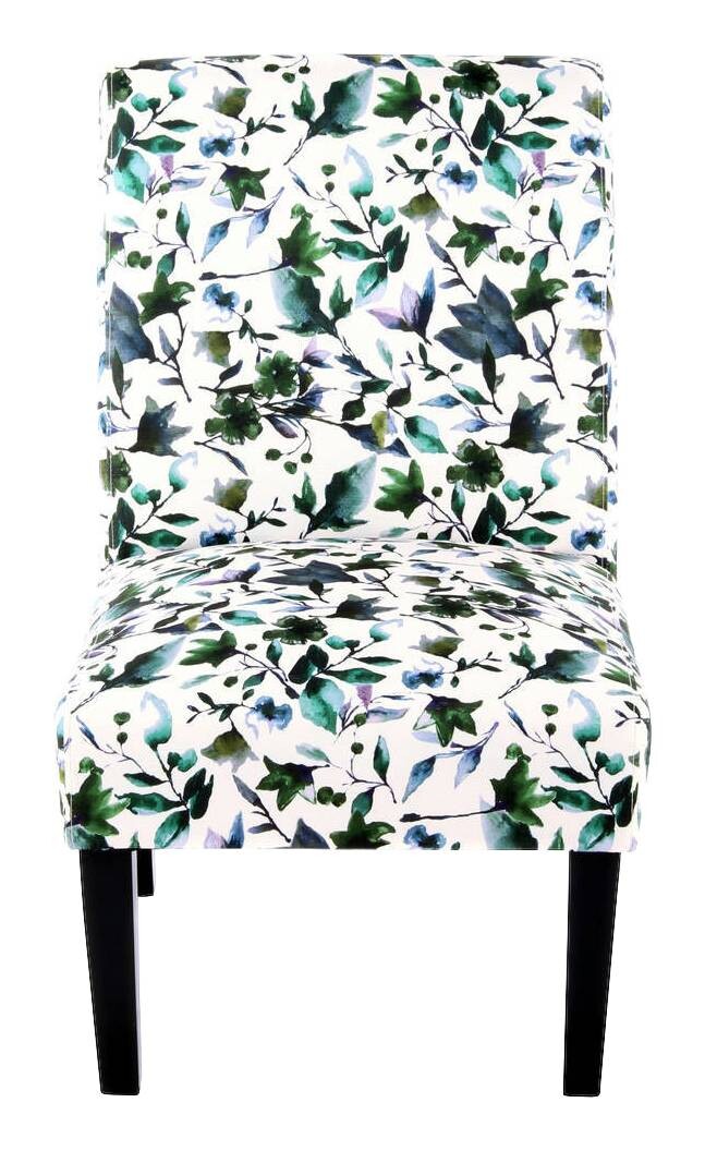 Stuhl Indira 100 grün weiß Microfaser Microfaser B/H/T: ca. 55x92x77 cm