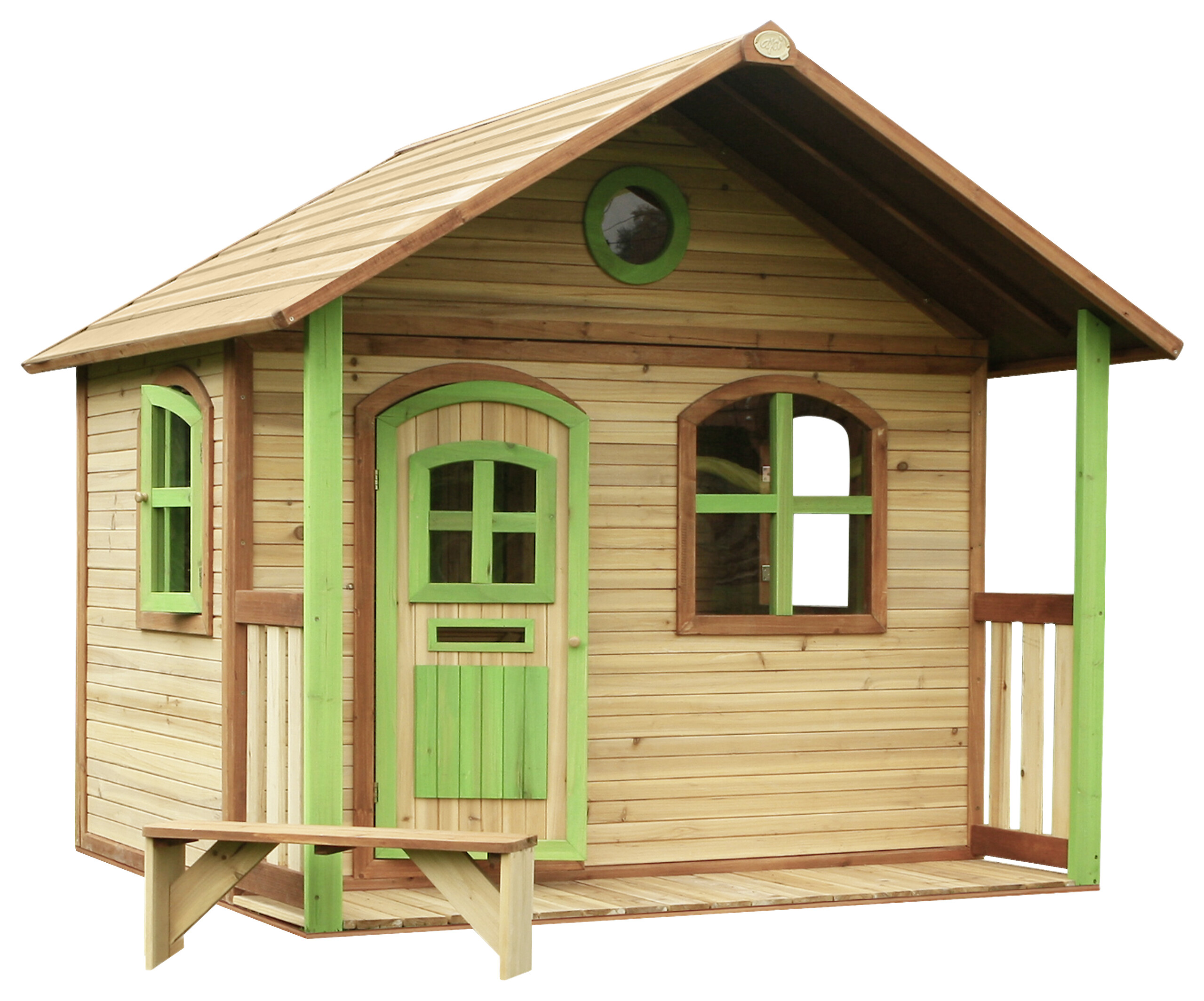 AXI Spielhaus Milan braun B/H/L: ca. 202x180x191 cm