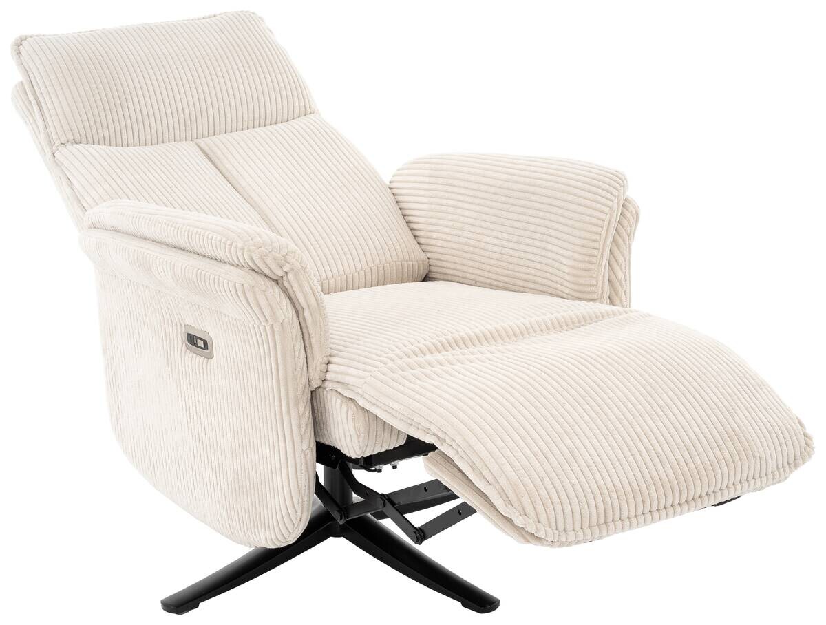 Relaxsessel creme Microfaser B/T: ca. 71x77 cm