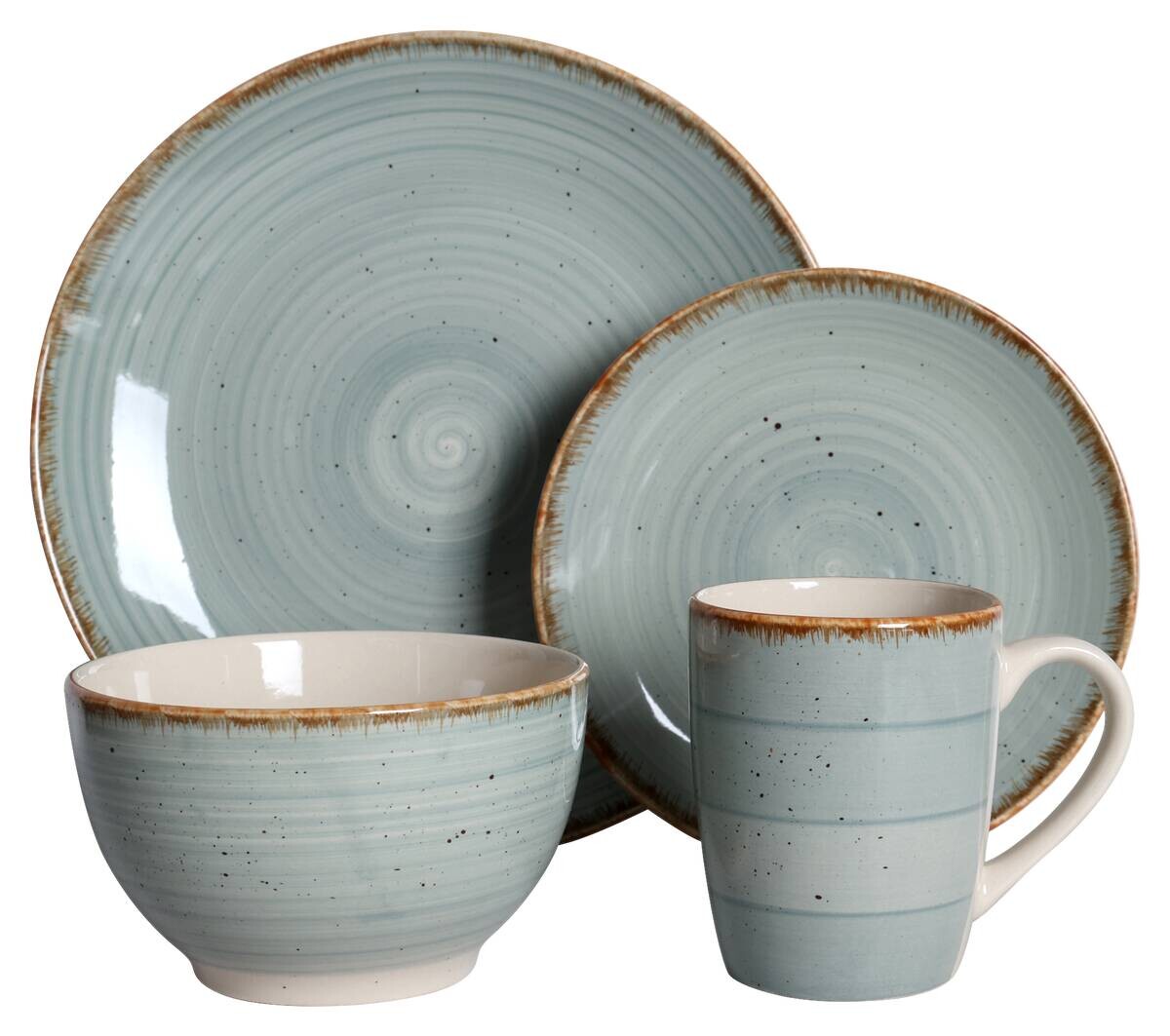 POCOline Kombiservice bunt Steingut 1 tlg.