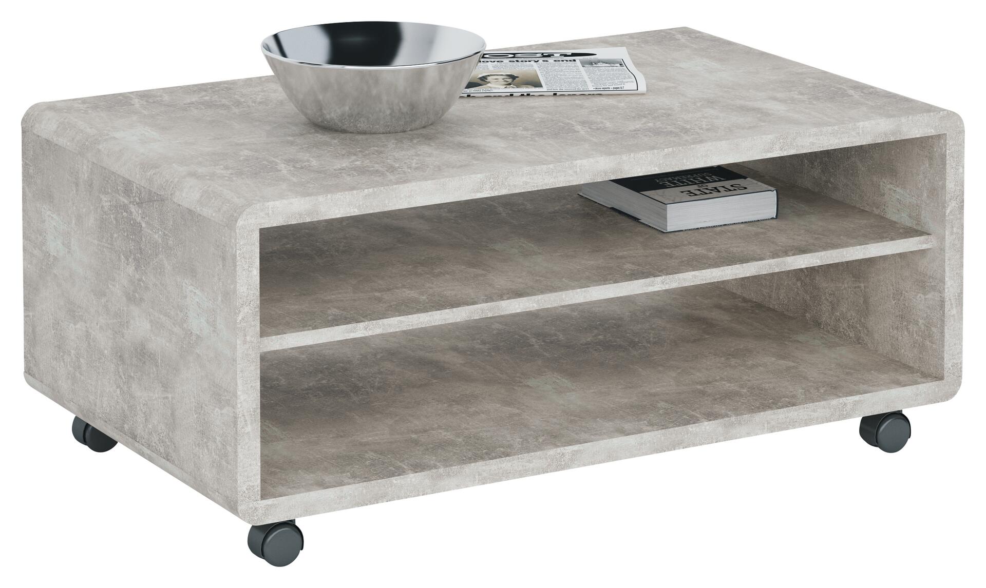 Couchtisch Martigny Beton B/H/T: ca. 100x43x59 cm