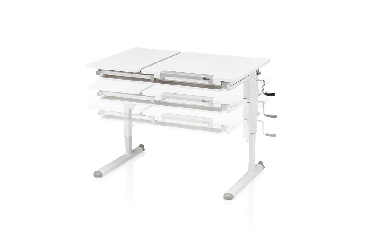 Kinderschreibtisch weiß B/H/T: ca. 110x54x72 cm