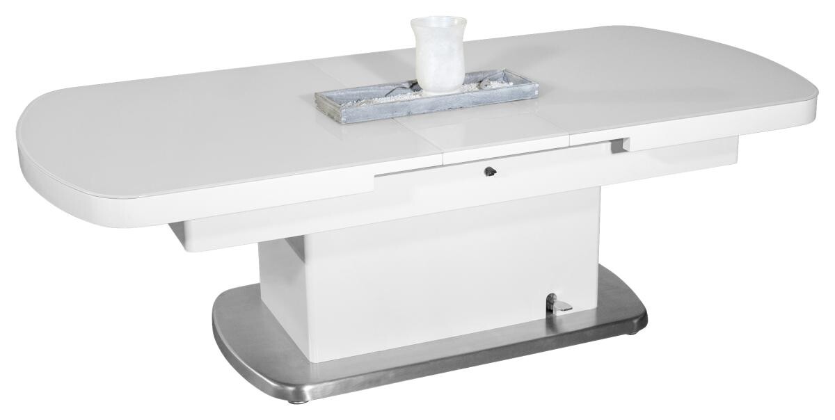Couchtisch Levi weiß MDF B/H/T: ca. 135x50x75 cm