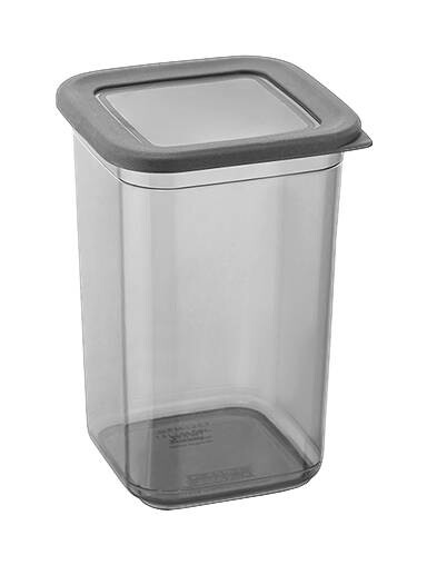 MICHELINO Vorratsdose grau B/H/L: ca. 11x24x11 cm