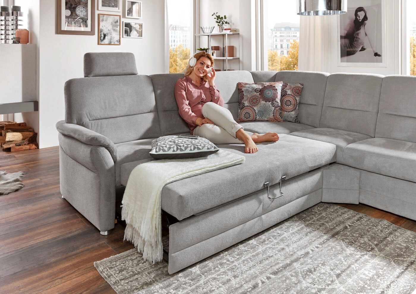 Wohnlandschaft Topasplan Q+ B/T: ca. 228x160 cm