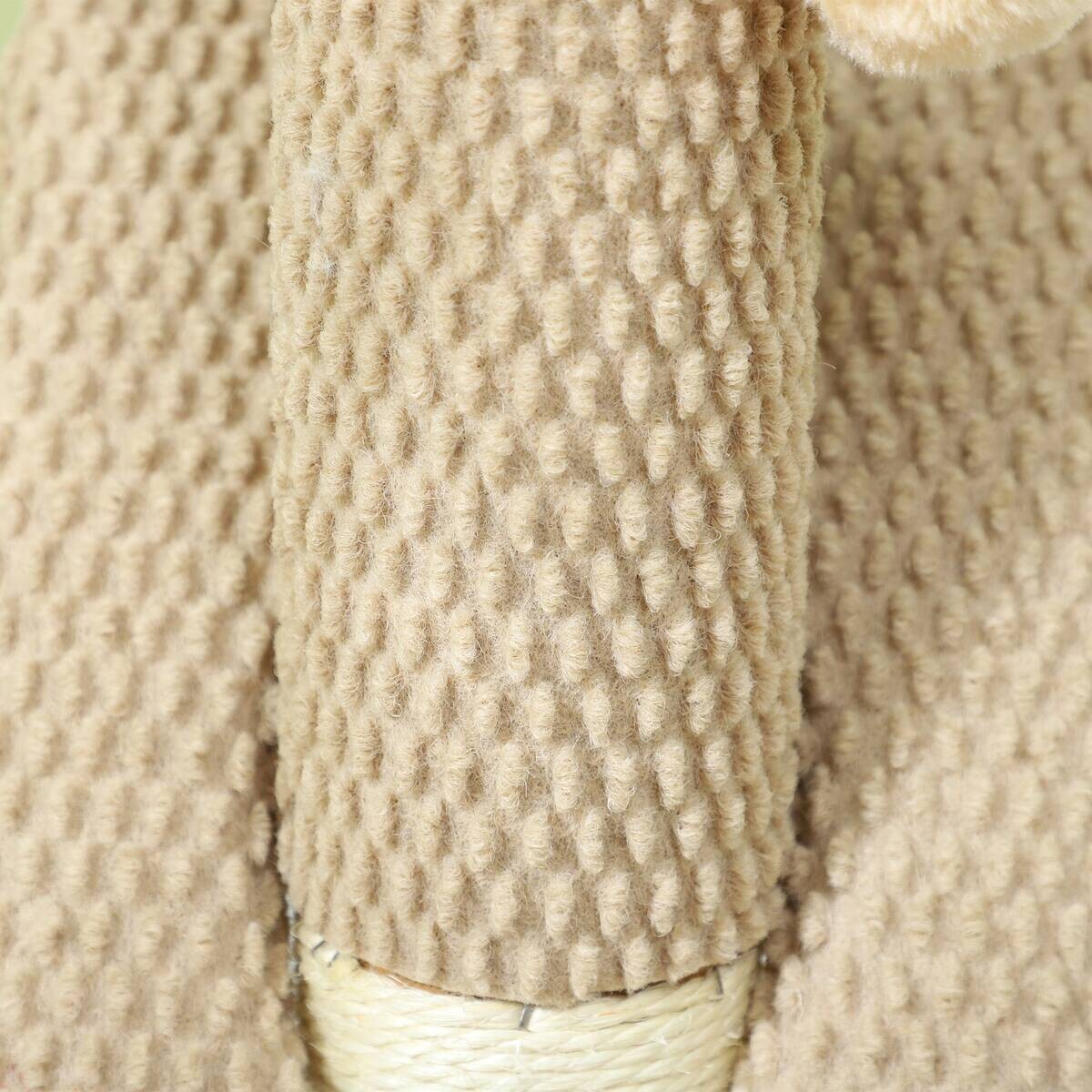 PawHut Kratzstamm braun Polyester B/H/L: ca. 33x54x33 cm