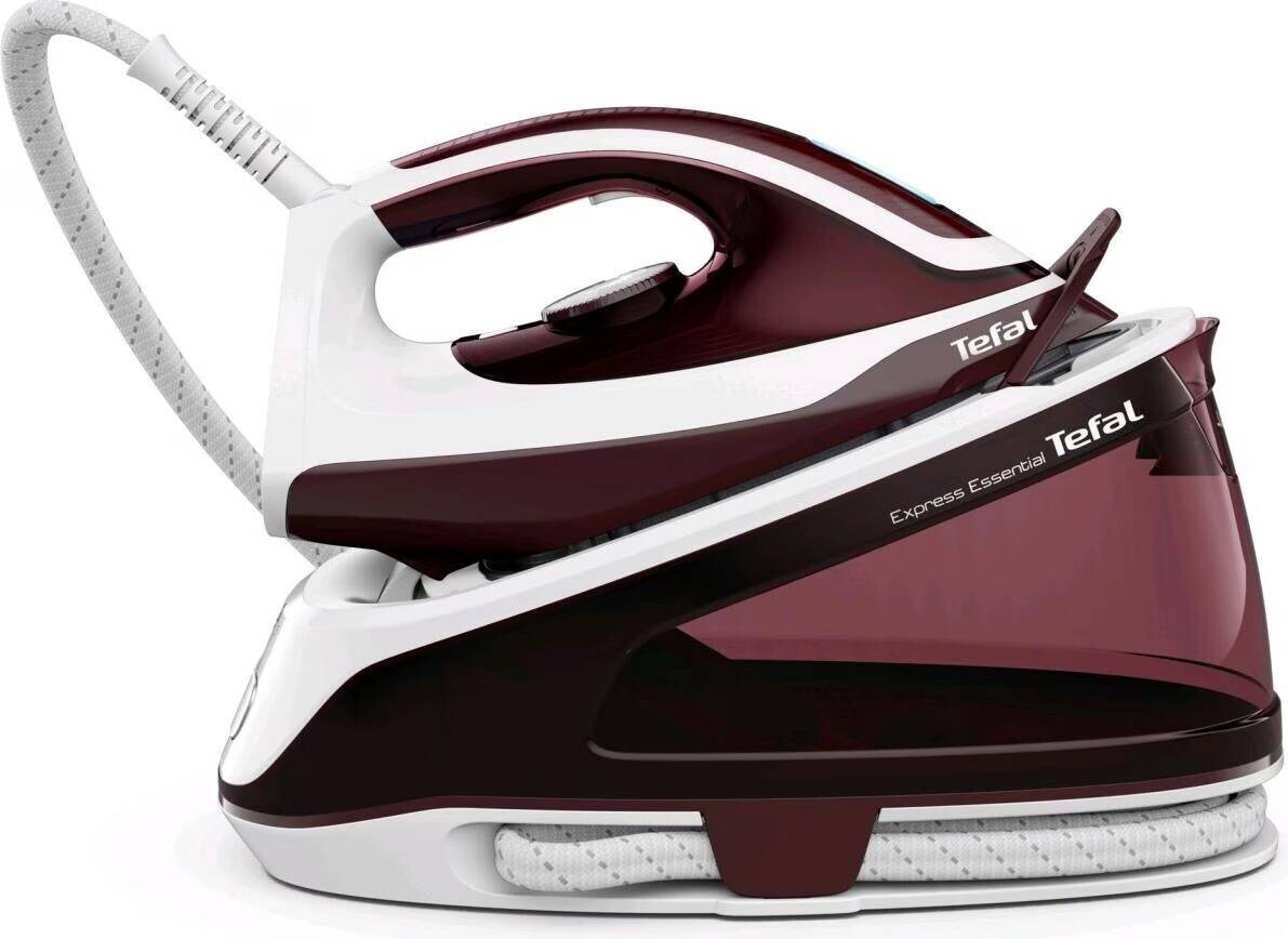 Tefal Dampfbügelautomat SV6120 lila weiß Kunststoff Stahl B/H/T: ca. 18x26x37 cm Tefal Dampfbügelautomat SV6120 lila weiß Kunststoff Stahl B/H/T: ca. 18x26x37 cm