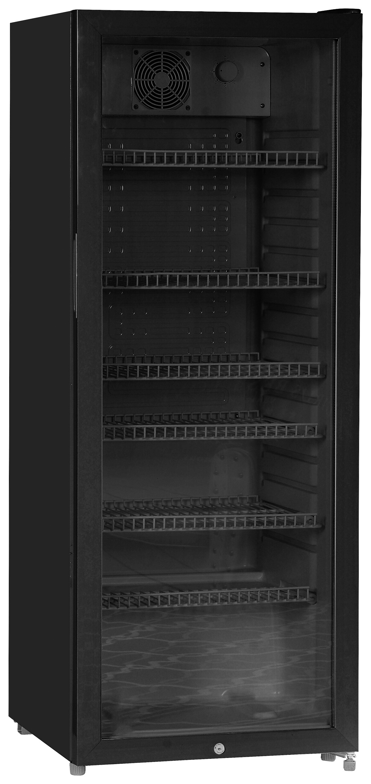 POCOline Kühlschrank GTK140-237CS schwarz B/H/T: ca. 54x140x55 cm