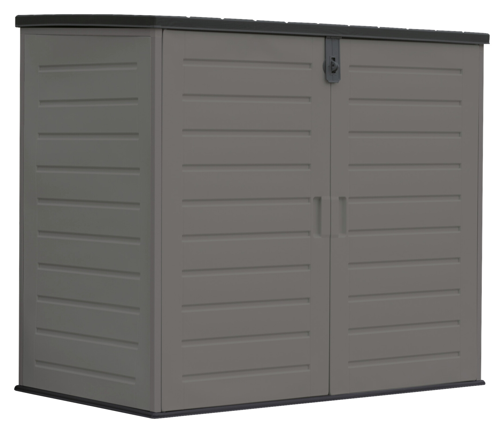 HOGGAR Mülltonnenbox anthrazit B/H/L: ca. 82x123x140 cm