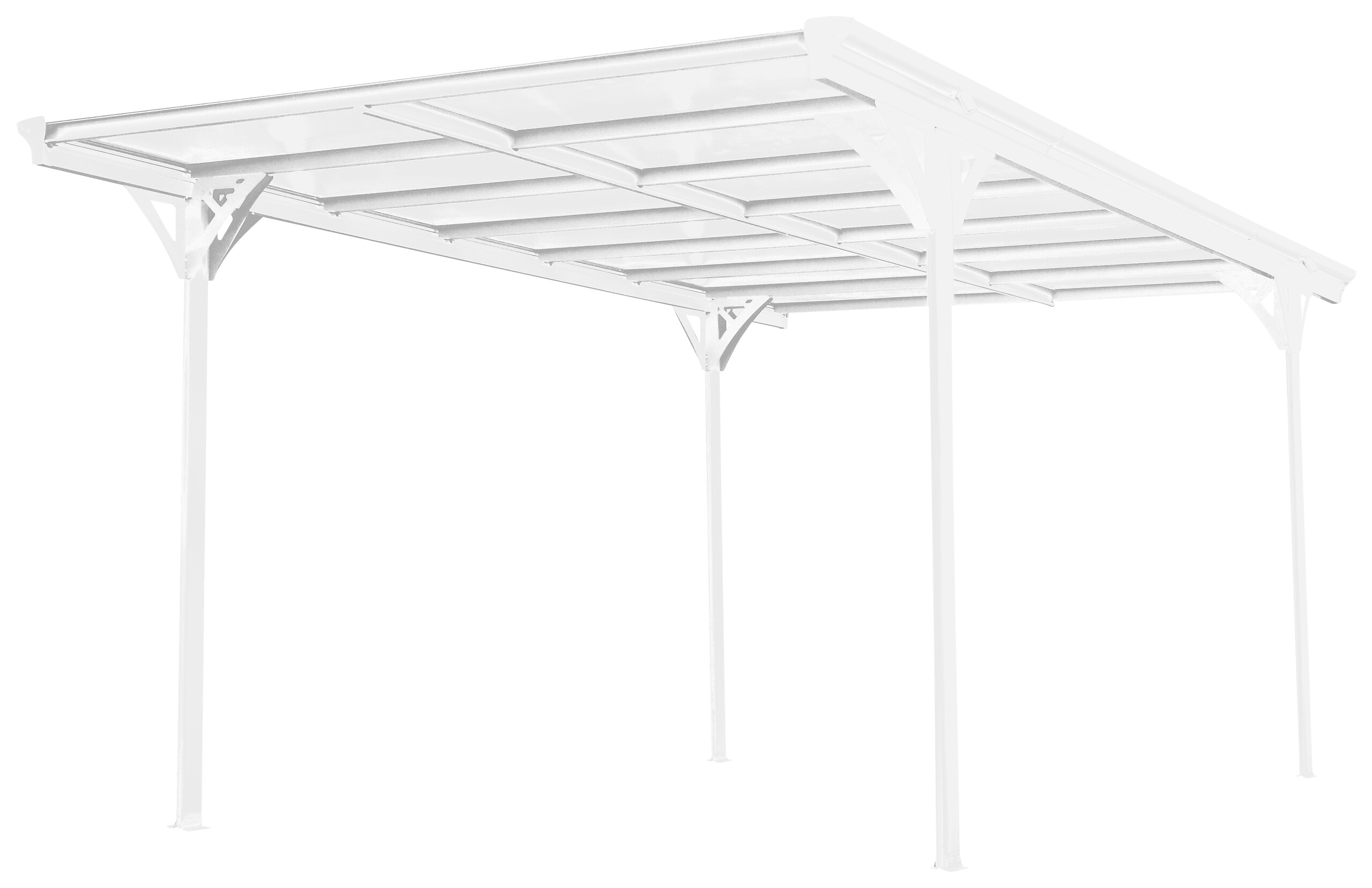 Westmann Carport 15m² B/H/L: ca. 305x232x503 cm
