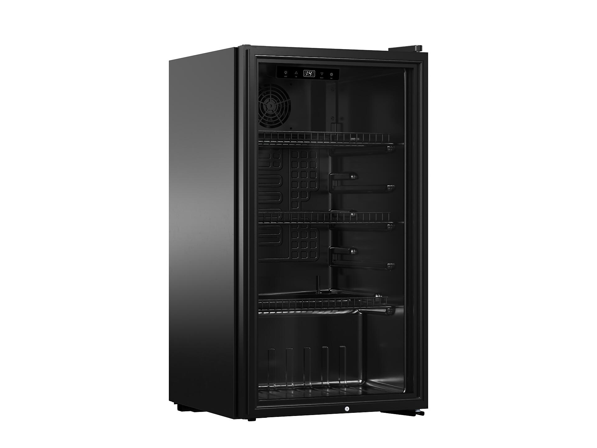 PKM Stand-Kühlschrank GKS83B schwarz B/H/T: ca. 44,5x83x47 cm