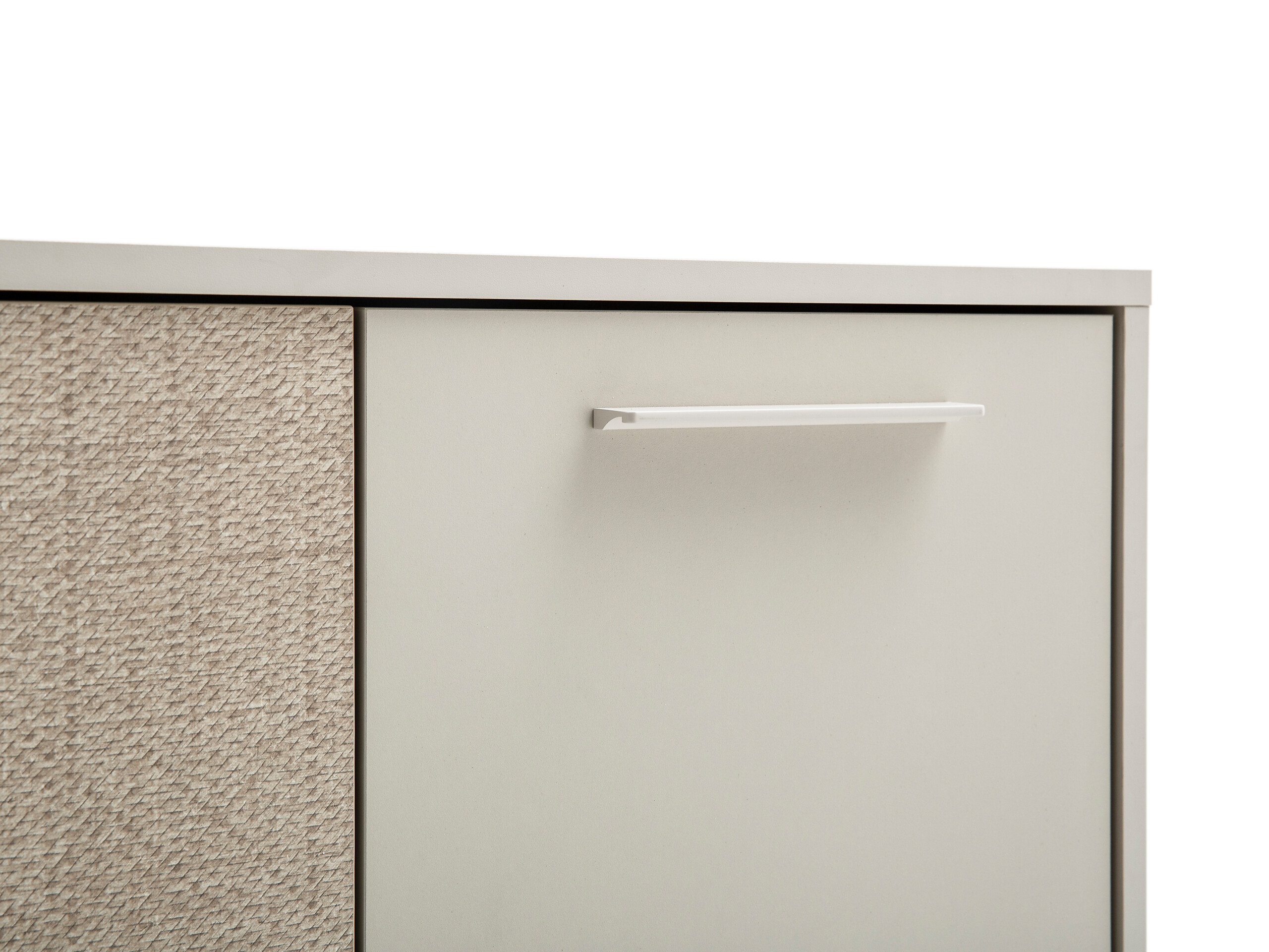 Highboard Edno creme Eiche Nachbildung B/H/T: ca. 59,8x124x19,5 cm