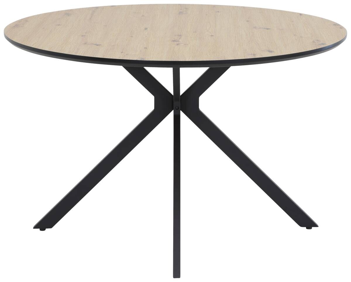 Esstisch Kindu Eiche schwarz B/H: ca. 120x76 cm