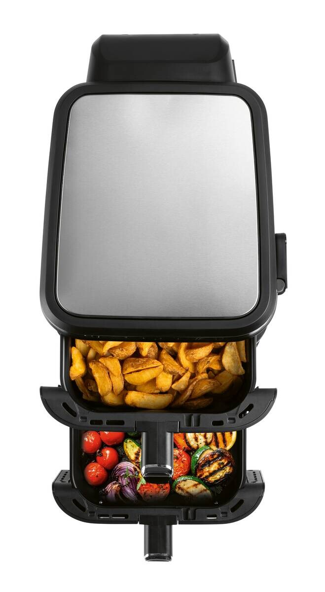 GOURMETmaxx Heißluftfritteuse schwarz Kunststoff B/H/L: ca. 28,6x35,5x44,3 cm ca. 5 l