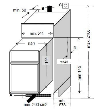 Respekta Küchenblock Economy weiß B/H/T: ca. 310x200x60 cm