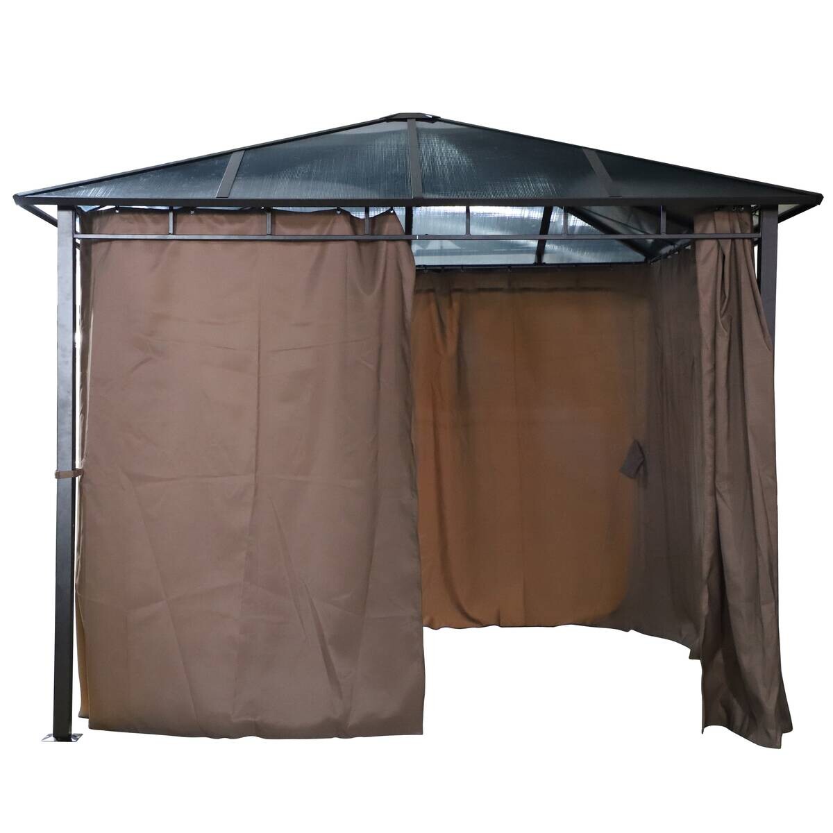 Pavillon Xenia grau Stahl B/H/L: ca. 300x270x300 cm