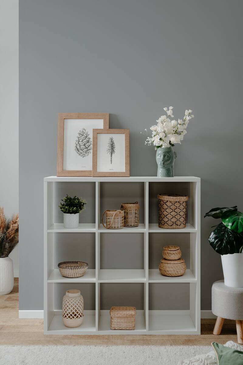 Raumteiler Max weiß B/H/T: ca. 107x107x33 cm