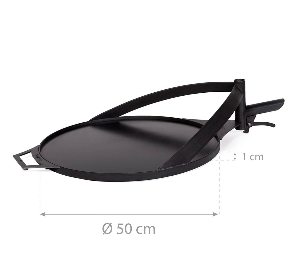 CookKing Grillplatte Bandito & Montana schwarz Stahl B/T: ca. 50x50 cm