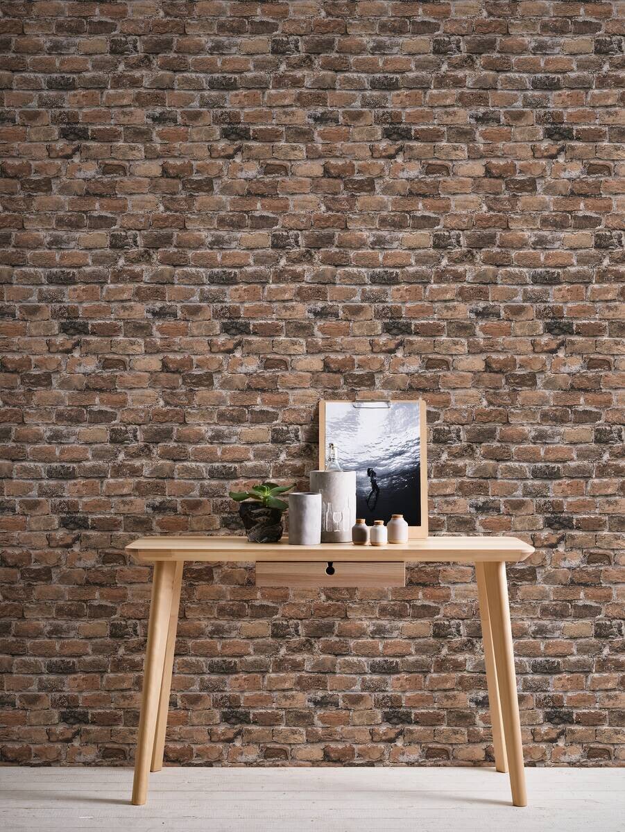 A.S.Creation Vliestapete braun B/H/D: ca. 53x1005x8,6 cm